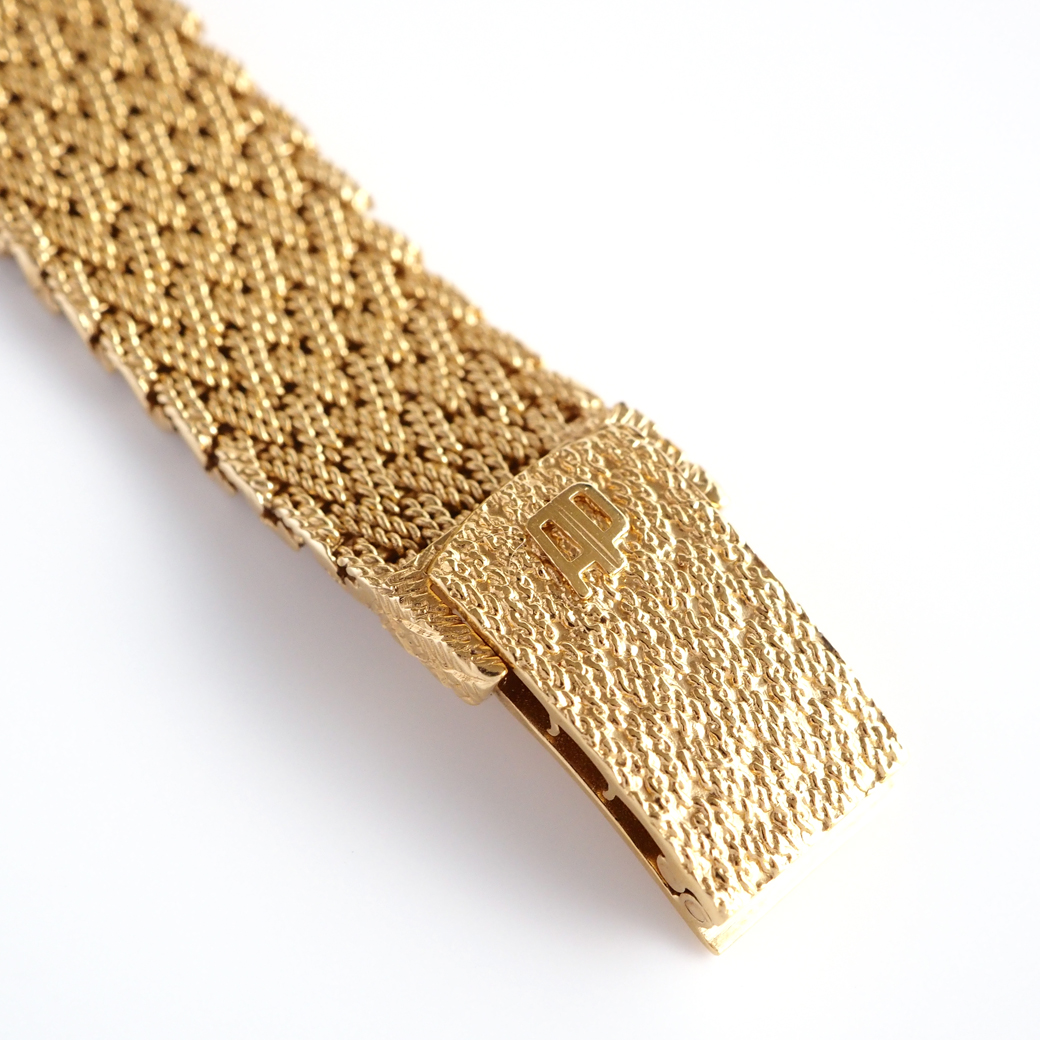 アンティークウォッチ オーデマ・ピゲ 装飾ベゼル ラウンド ゴールドケース ブレスレット BOX付