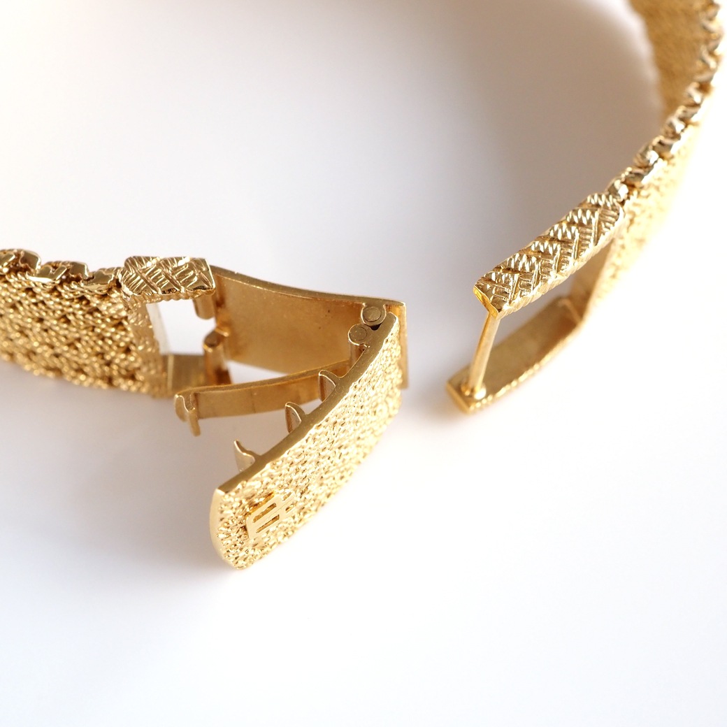 アンティークウォッチ オーデマ・ピゲ 装飾ベゼル ラウンド ゴールドケース ブレスレット BOX付