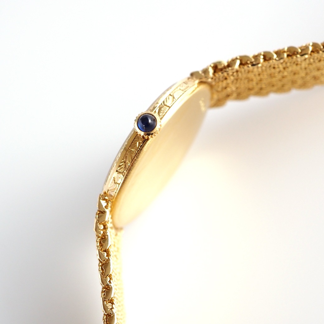 アンティークウォッチ オーデマ・ピゲ 装飾ベゼル ラウンド ゴールドケース ブレスレット BOX付