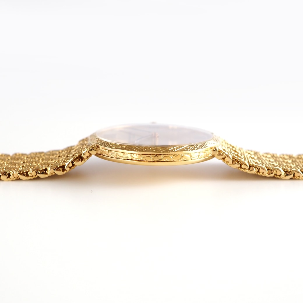 アンティークウォッチ オーデマ・ピゲ 装飾ベゼル ラウンド ゴールドケース ブレスレット BOX付