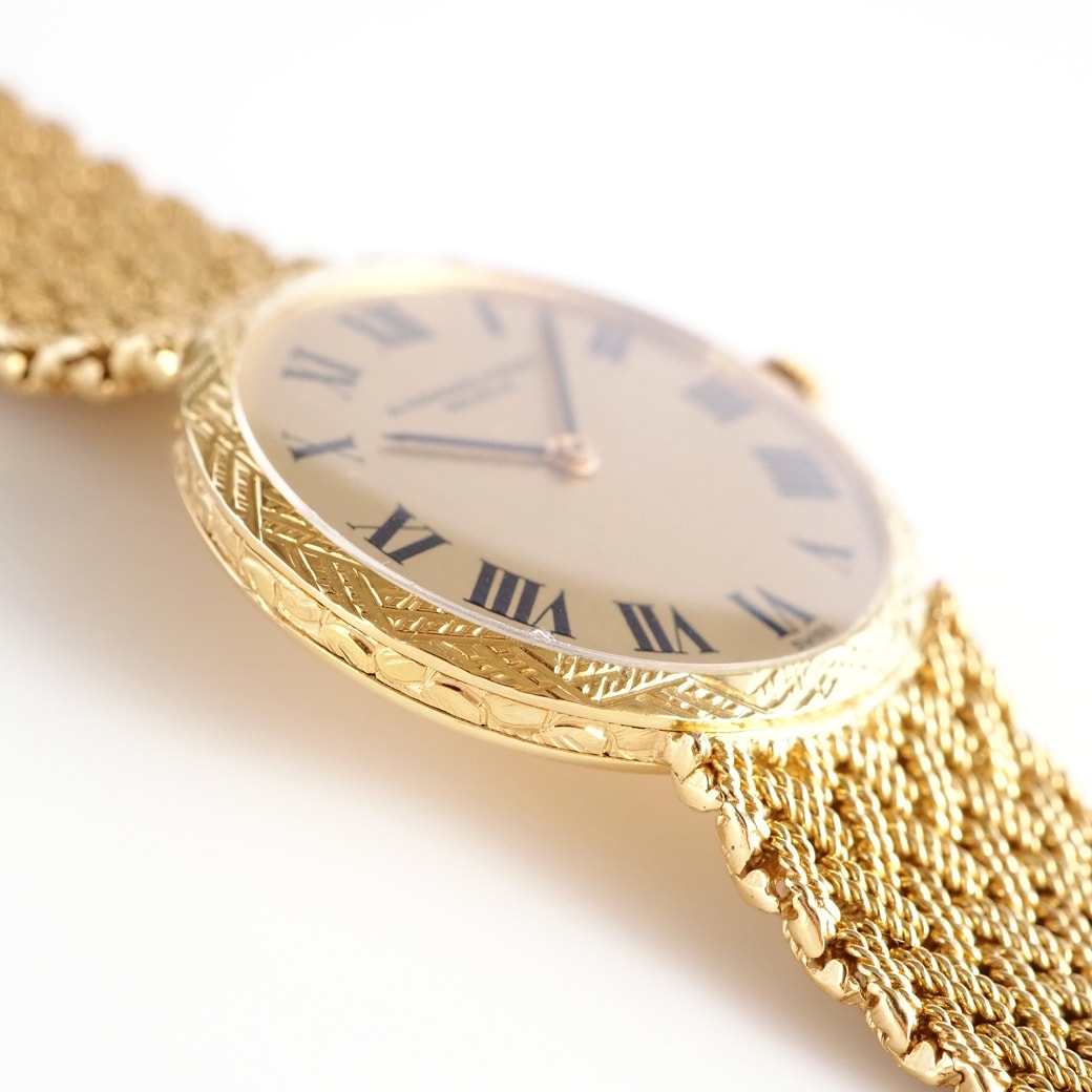 アンティークウォッチ オーデマ・ピゲ 装飾ベゼル ラウンド ゴールドケース ブレスレット BOX付