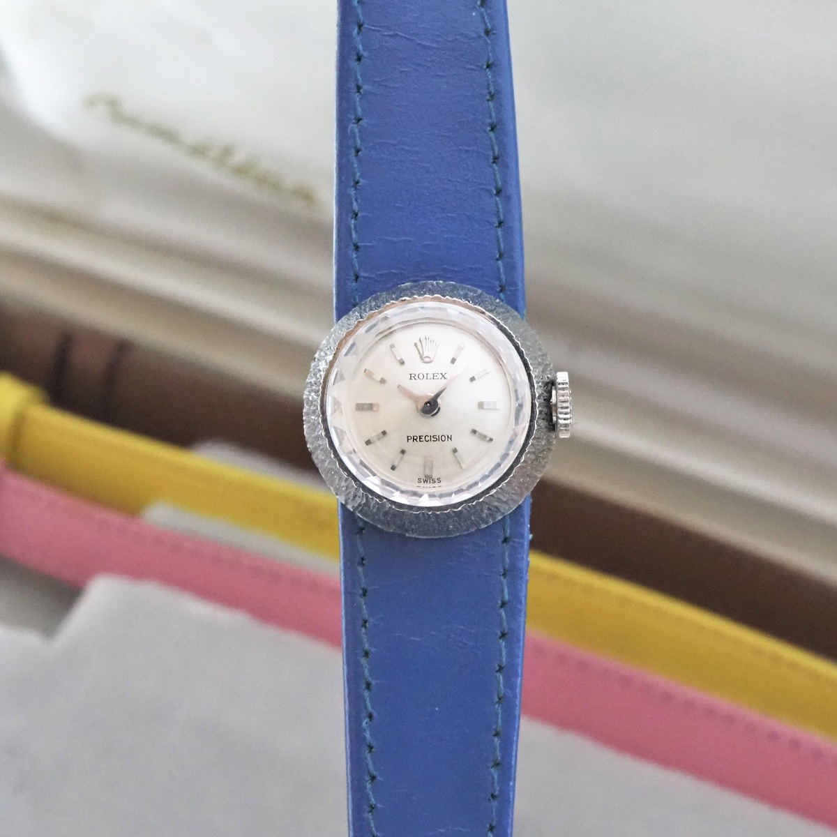 アンティークウォッチ ロレックス カメレオンBOXセット カットガラス ラウンドWGケース