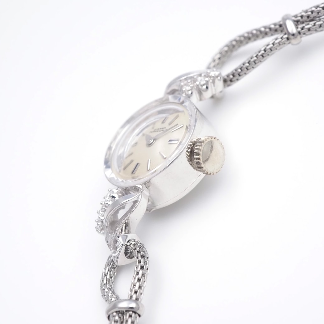 アンティークウォッチ ジラール・ペルゴ ダイヤモンドアクセント ラウンド WGケース