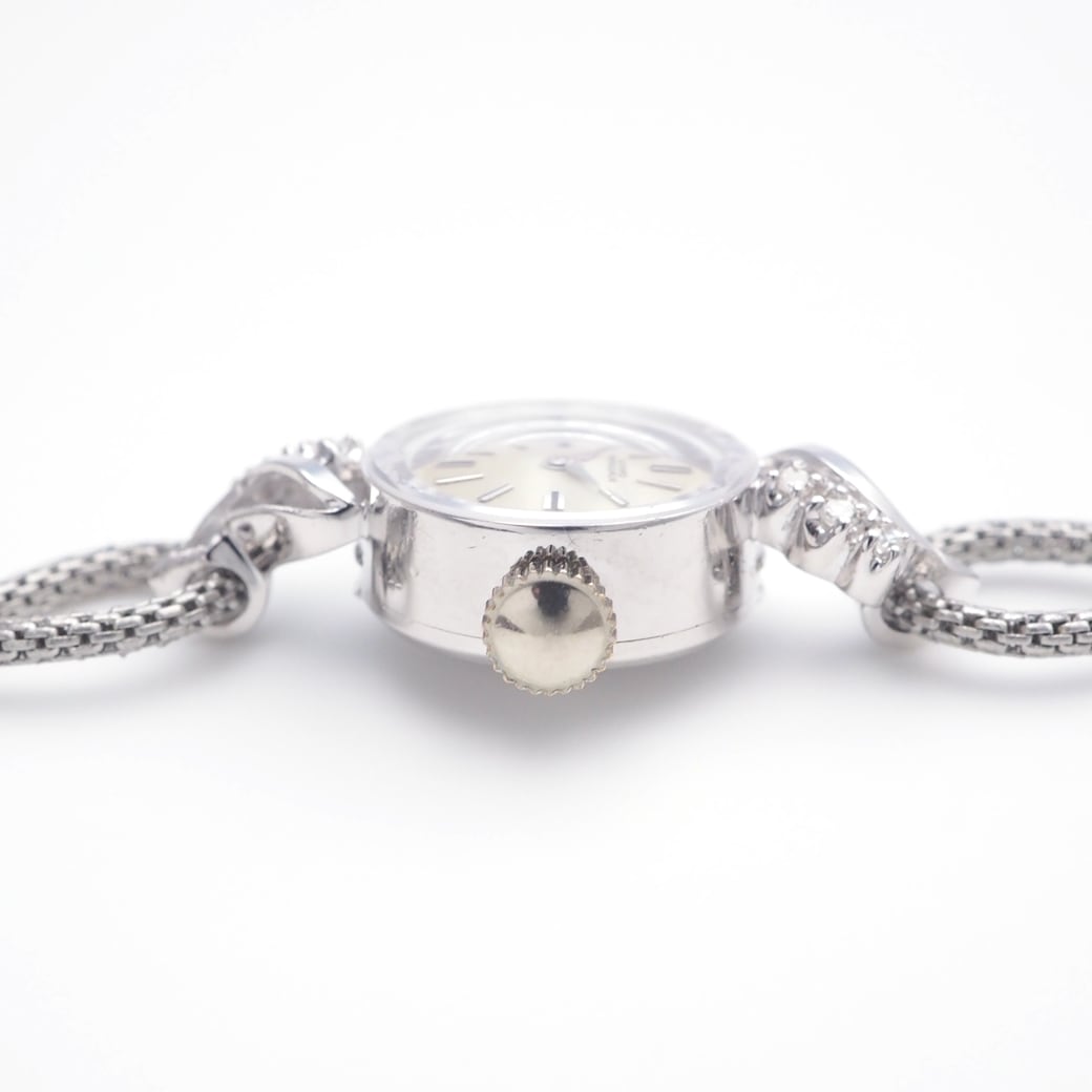 アンティークウォッチ ジラール・ペルゴ ダイヤモンドアクセント ラウンド WGケース