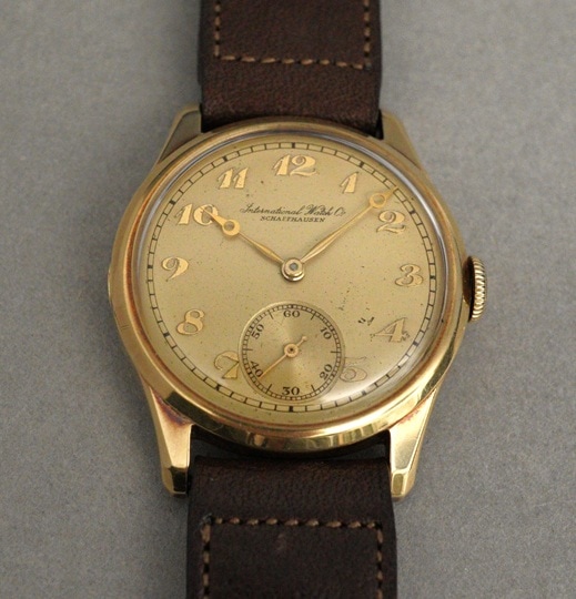 IWC 14K Yellow Gold 