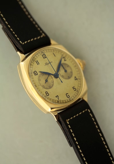 ALPINA オートマチック　クロノグラフ 1930's アルピナ クロノグラフ SS Cal.215（Angelus