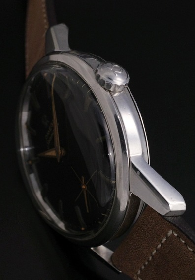 オメガ cal.268 アンティーク スモセコ ブラックダイヤル Cal.268 Black Gilt Dial | シェルマン公式オンラインショップ