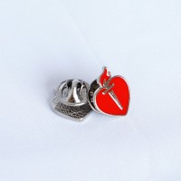 Heart and Torch Lapel Pin Silver|AHA：グッズ