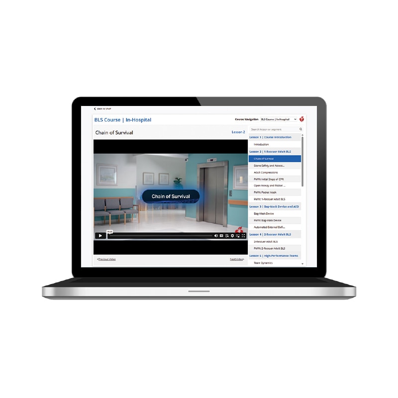 BLS Provider Course Videos: Digital & Streaming 2025（英語版）