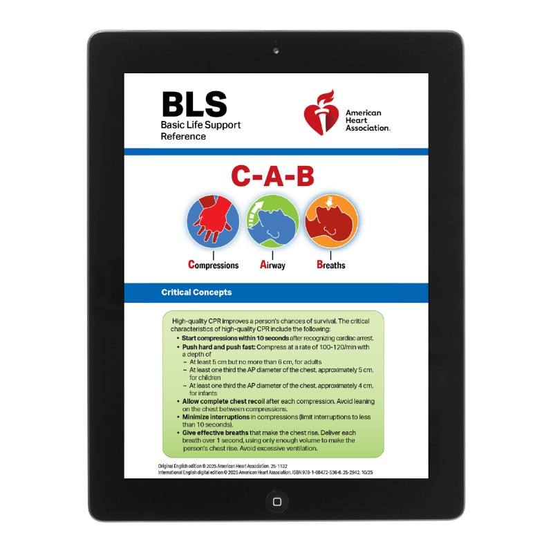 BLS Provider Manual eBook 2025（英語版）