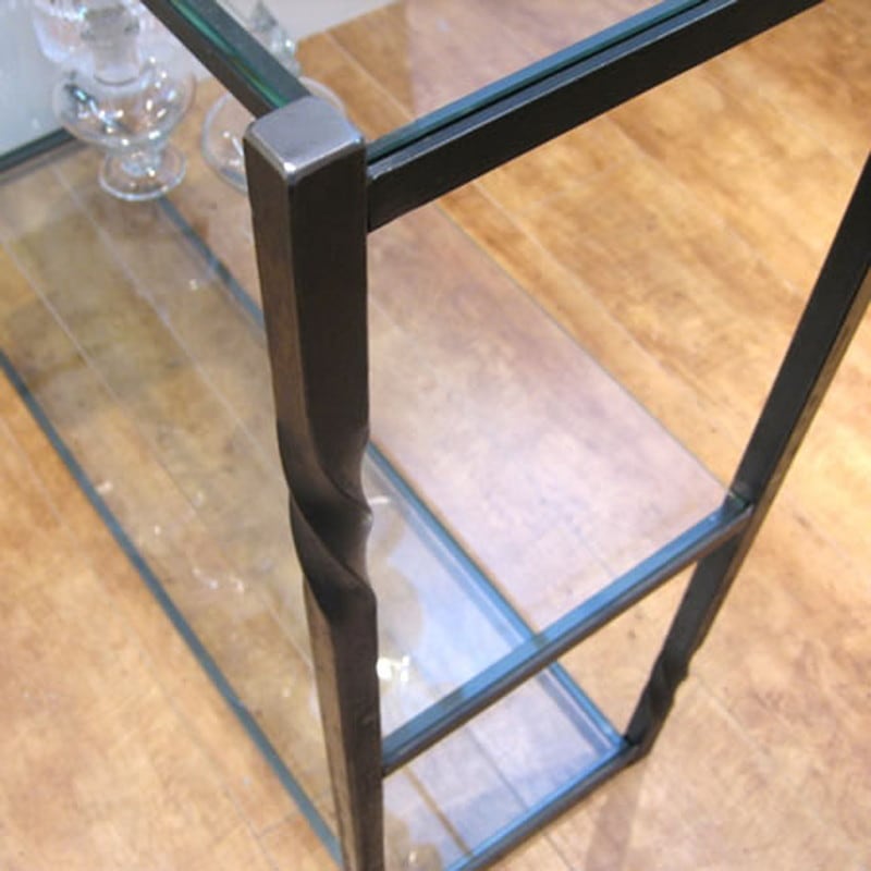 土*和様 本日限定お値下げ　アイアンシェルフ　デザインガラス 土*和様 本日限定お値下げ アイアンシェルフ デザインガラス 本日限定