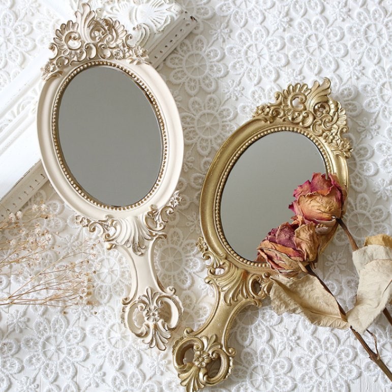 RETRO TIME レトロタイム フランス風手持用ミラー ミラー・フレーム - リカムアクロス | フランス・イギリスの