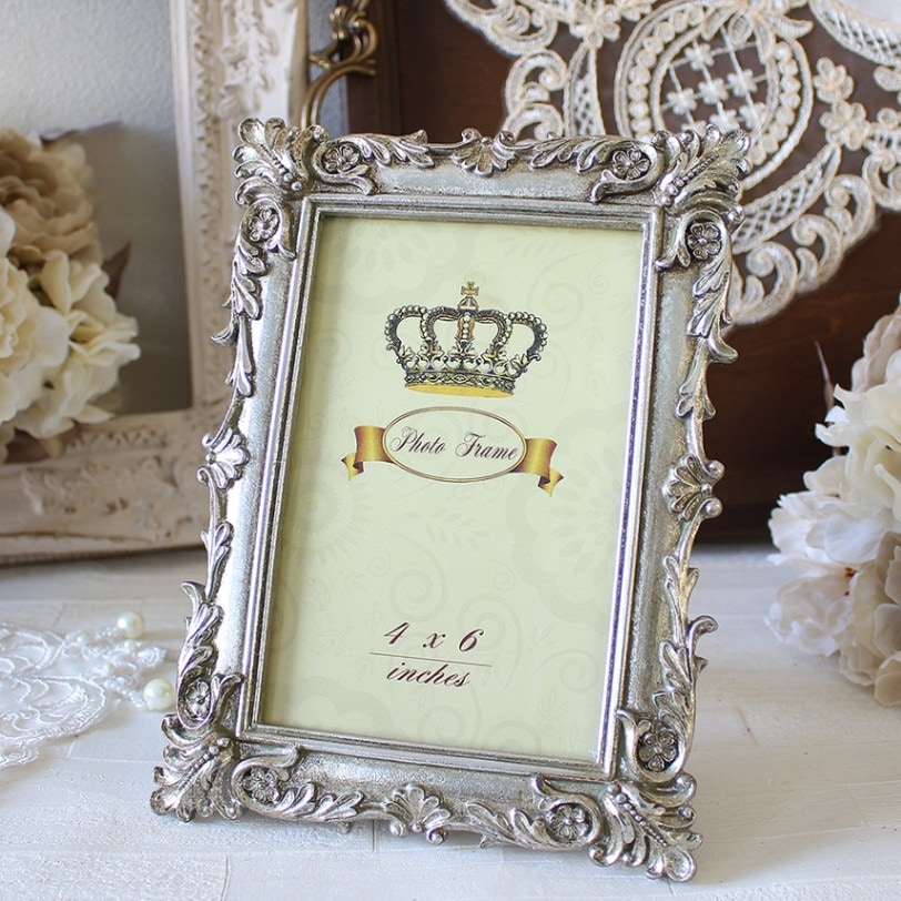 【アンティーク】純銀製フォトフレーム（イギリス製） Amazon.co.jp: □英国 アンティーク雑貨 スターリングシルバー