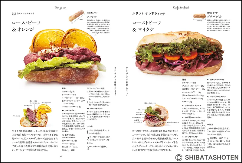 新・サンドイッチ ｜食の総合出版社 柴田書店公式サイト
