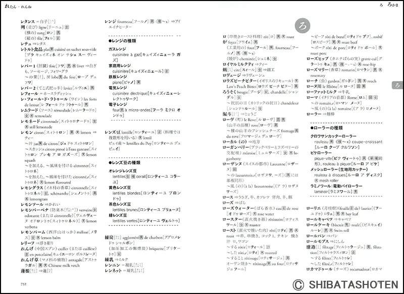 フランス料理 仏和・和仏辞典 ｜食の総合出版社 柴田書店公式サイト
