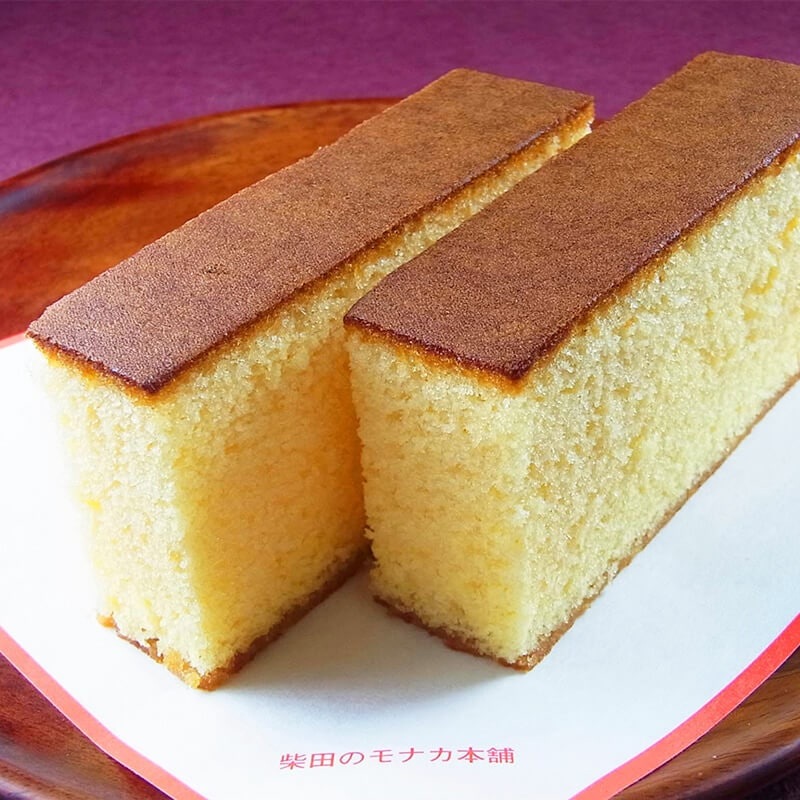 モナカ8個とカステラ1号進物箱の詰合せ
