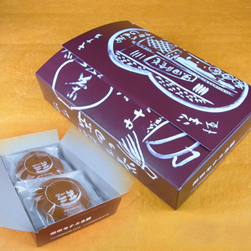 三笠 2個入小箱 ｜ 柴田モナカ本舗 オンラインショップ｜モナカ