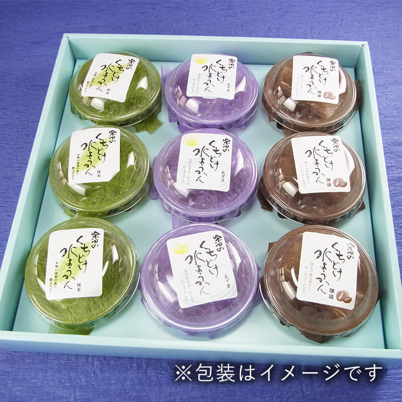 くちどけ水ようかん 3種9個入り