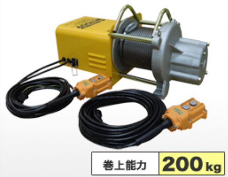セビーウィンチW1100V (各種ベース付/無) | 瓦揚げ機・屋根板金揚げ