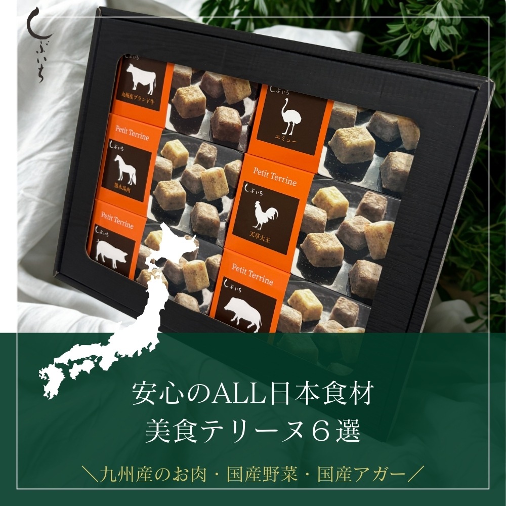 【安心のALL日本食材】美食テリーヌ6選（牛・馬・豚・鶏・イノシシ・エミュー）