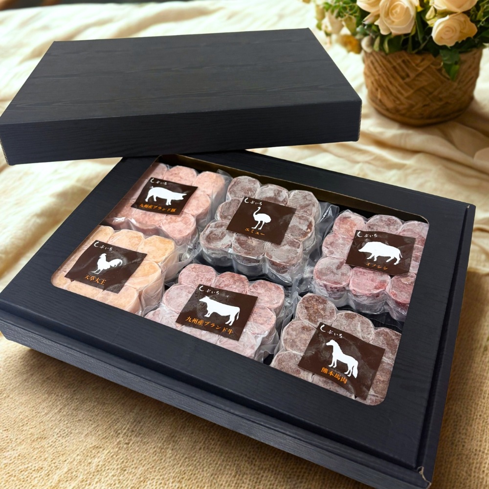 【安心のALL日本食材】無添加ミンチブロック6選(牛・馬・豚・鶏・イノシシ・エミュー)