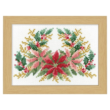 Olympus オリムパス 刺しゅうキット 木製フレーム付 12ヶ月の花