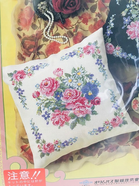 Olympus オリムパス クロスステッチ 刺しゅうキット クッション