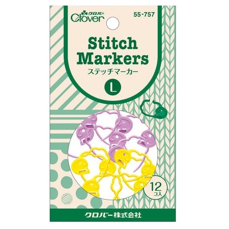 Clover クロバー 編み物用品 ステッチマーカー L 55-757｜洋裁・手芸