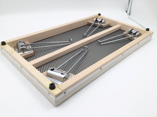 アダム商会 DX スチームアイロン台 脚付(収納可能・ホワイト) 67×40cm