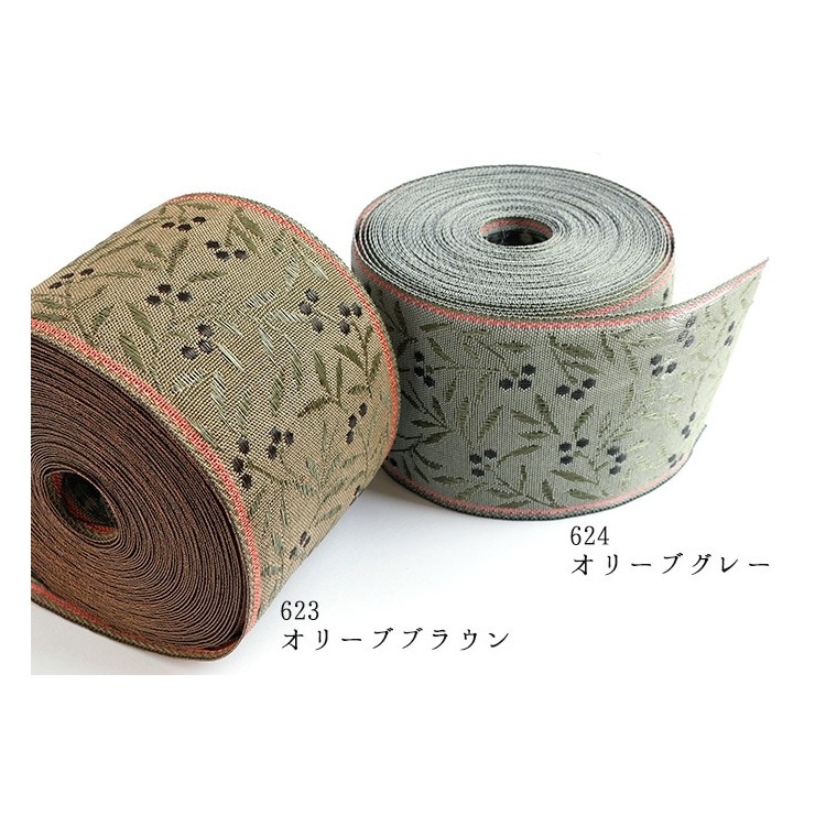 NBK 畳へりテープ 10m巻 小花菱 701 こげ茶 HER701 | メーカー