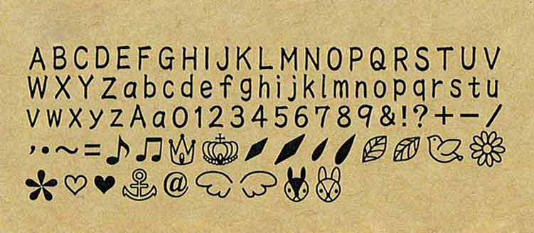 刻印シート❤️アルファベット❤️ハンドメイド❤️レザークラフト 刻印シート❤️アルファベット❤️ハンドメイド❤️レザークラフト