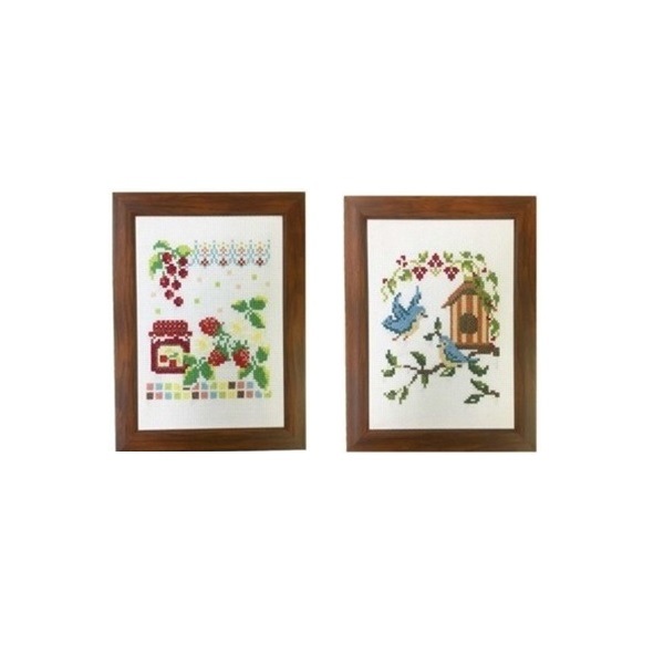 Anchor アンカー 暮らしを彩る額付き刺しゅうキット (2)～(3) 342633