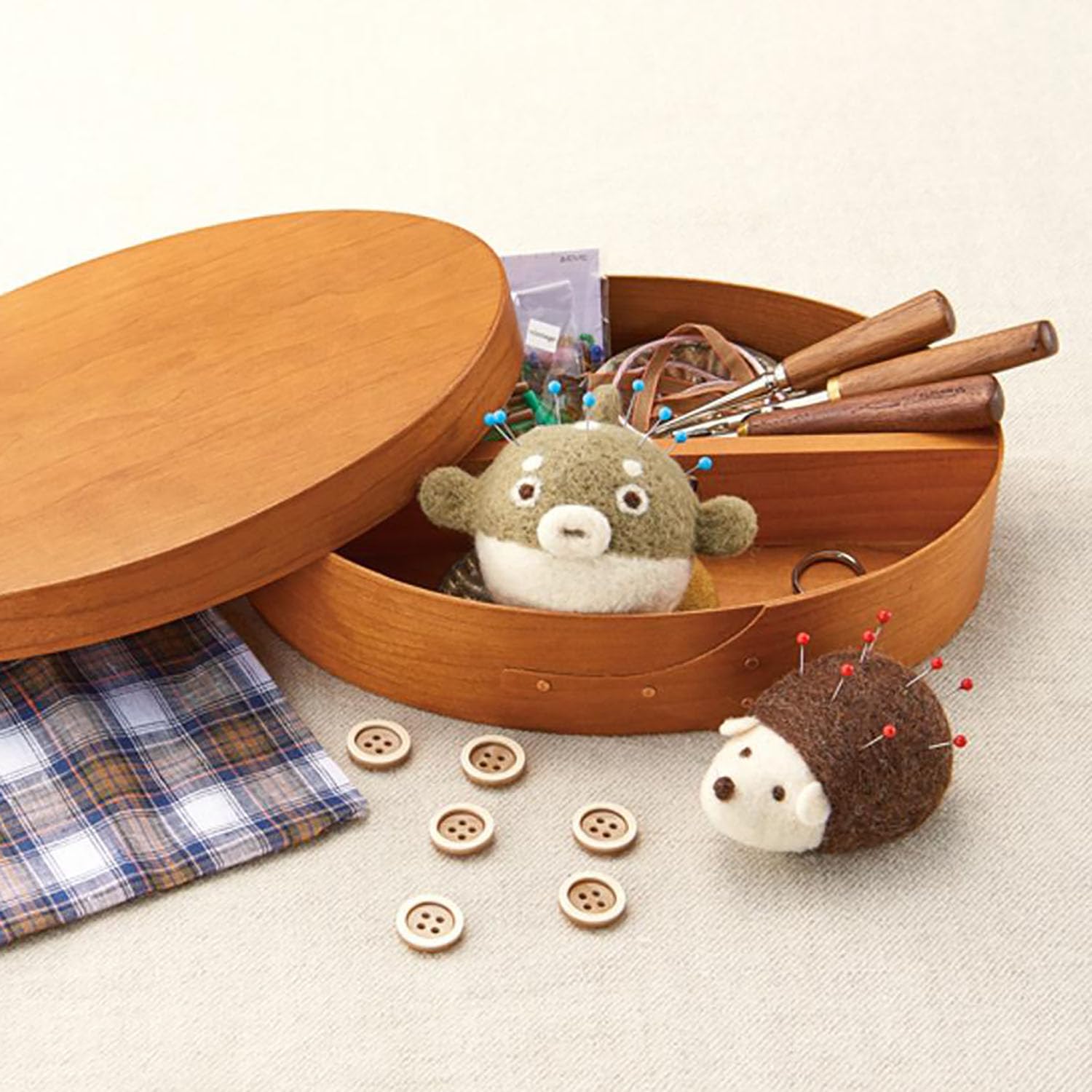 Clover クロバー 羊毛フェルト ピンクッション はりねずみ 23-020