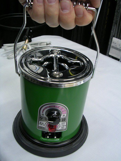 タキイ和裁電化鏝とタキイ和裁用こて二丁入セット タキイ電器 2丁立 和裁鏝 (こて) 茶 | 和服仕立て用アイロン