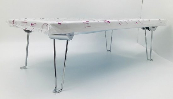 アダム商会 脚付中アイロン台 No33 (ホワイト) 61×37cm 15208｜洋裁