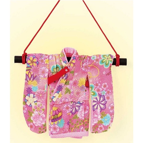 Panami パナミ タカギ繊維 京ちりめん ミニ着物キット ピンク LH-333 