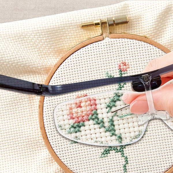 Clover クロバー クラフトルーペ 1.6倍・2.0倍 スモーキーグレー 57