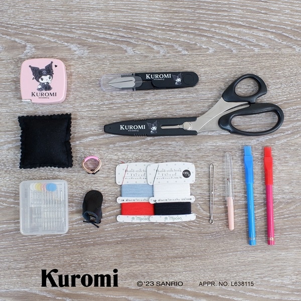 Misasa ミササ ソーイングセット サンリオ うす型タイプ (11点入り