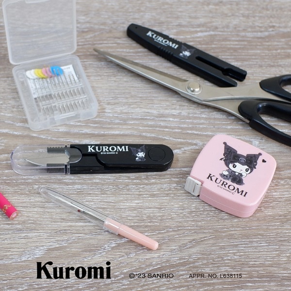 クロミ　11枚セット Misasa ミササ ソーイングセット サンリオ うす型タイプ (11点入り