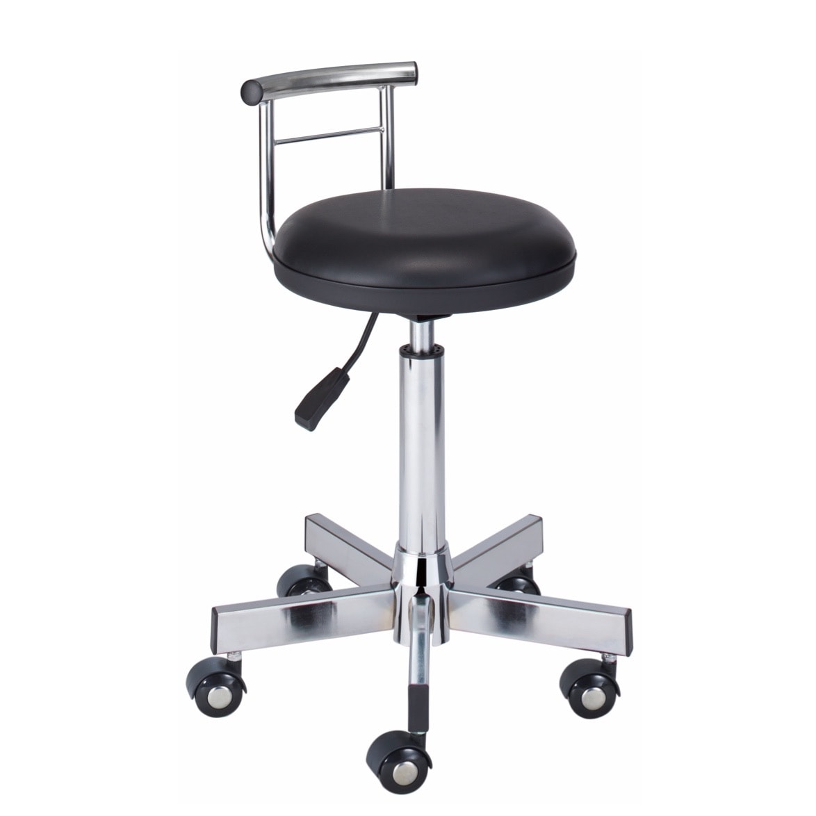 LB-15 背付きスツール ブラック