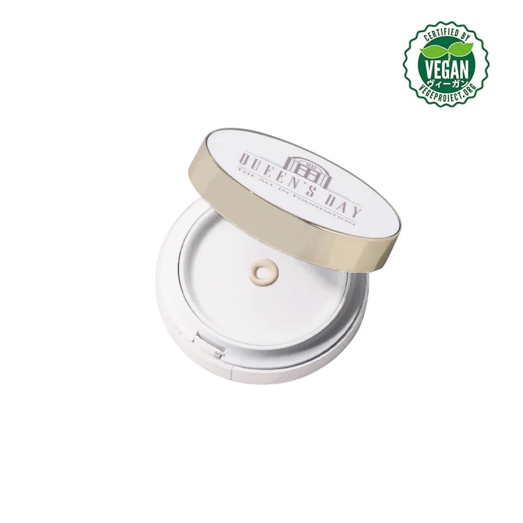 QUEEN'S DAY | ザ オールインファンデーション 02 ライトオークル リフィル(パフ付き/16g)
