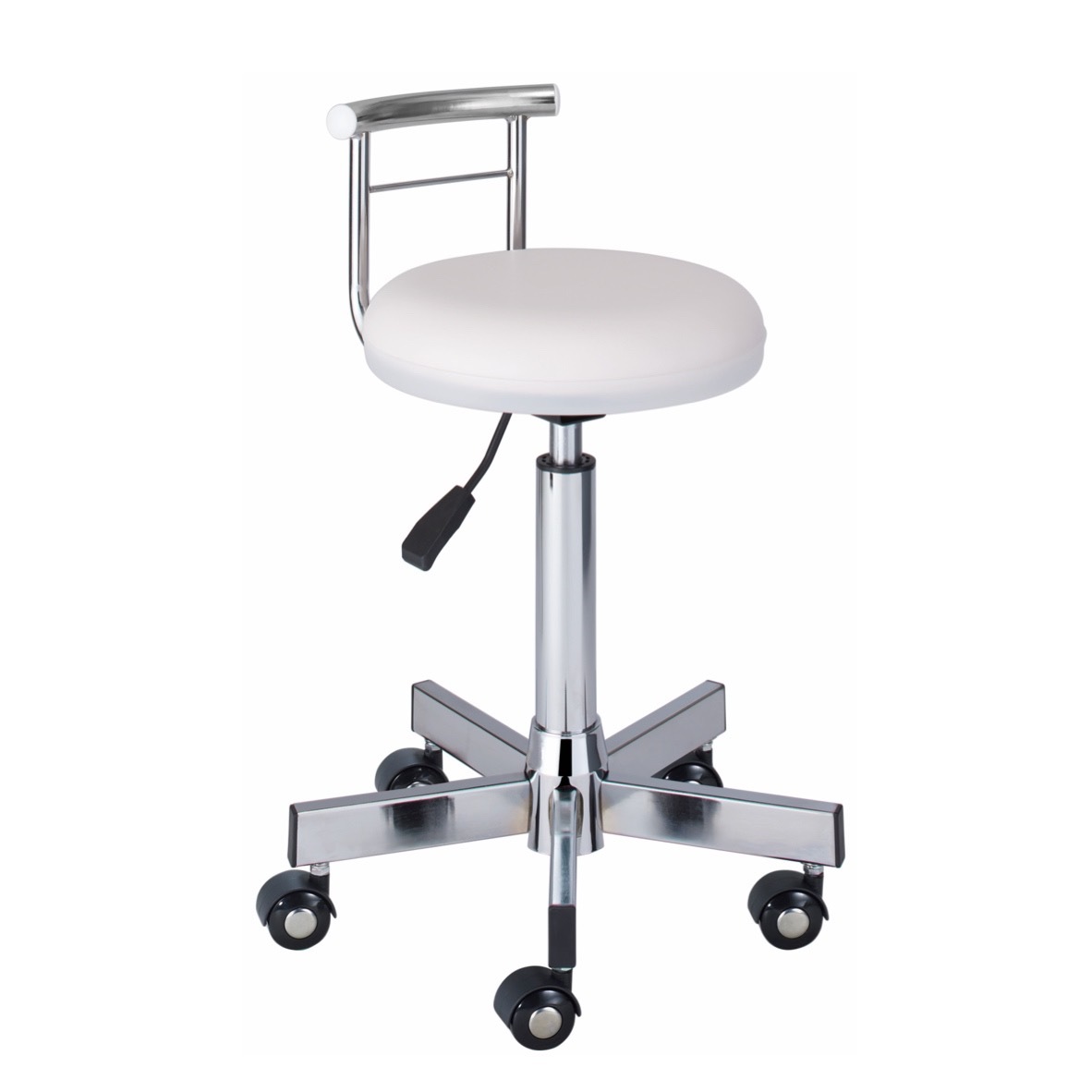 LB-15 背付きスツール ホワイト