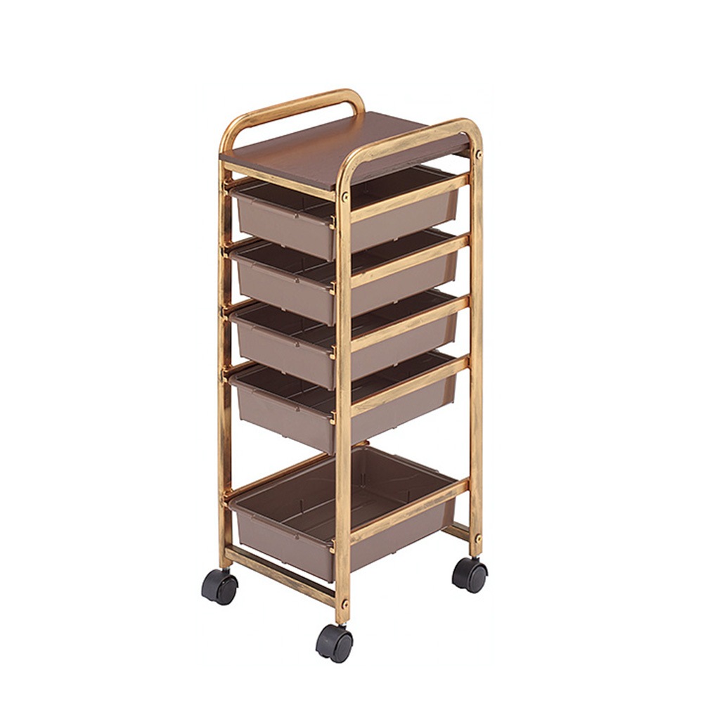 アンティーク収納ワゴンビーナス　C-601 ブラウン