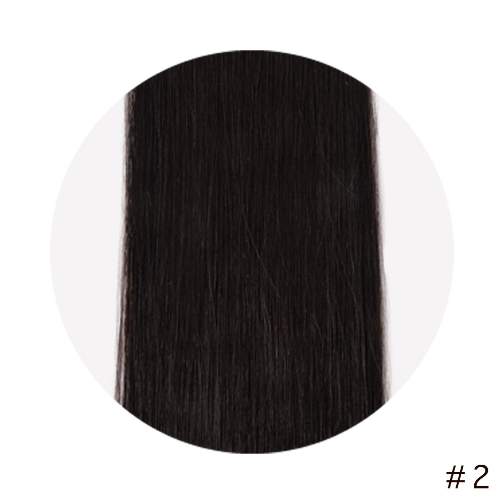 【A-TYPE】編込みエクステ ダークカラー　67cm 100g