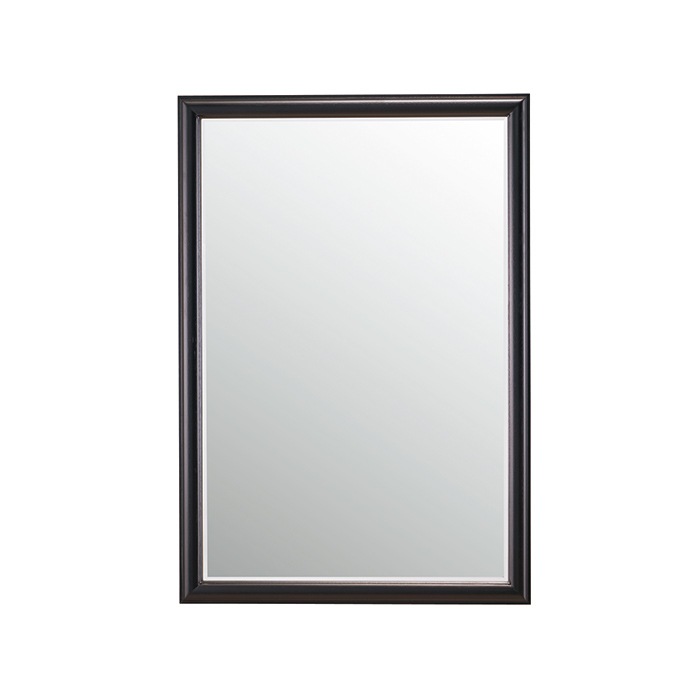 大型ミラー | 壁掛けミラー スマイル 鏡 木枠 木目 美容室 ヘアサロン シンプル