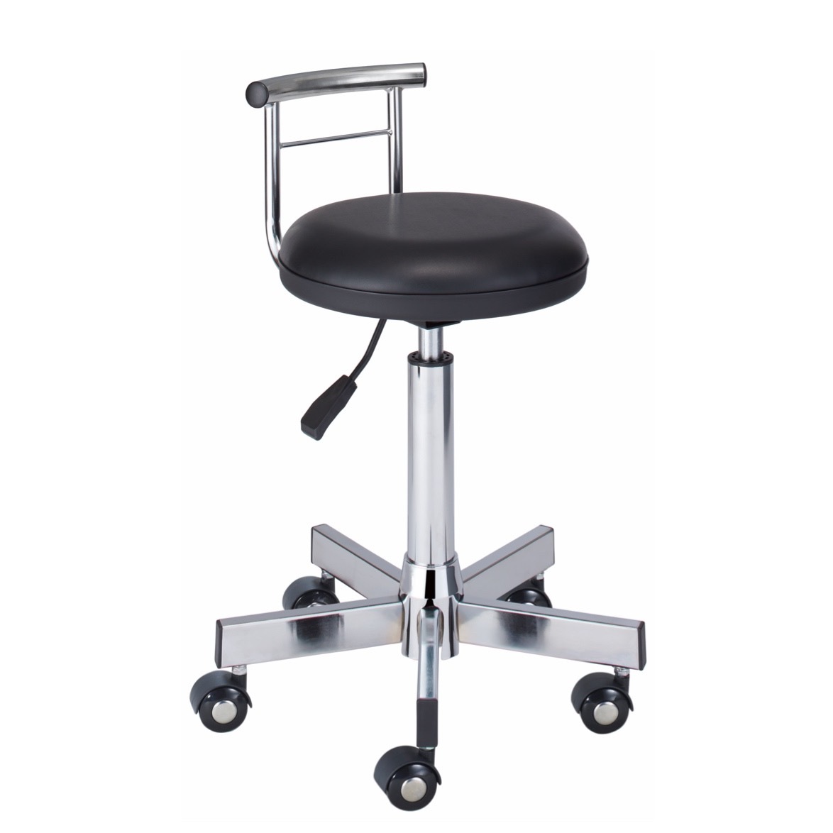 LB-15 背付きスツール ブラック