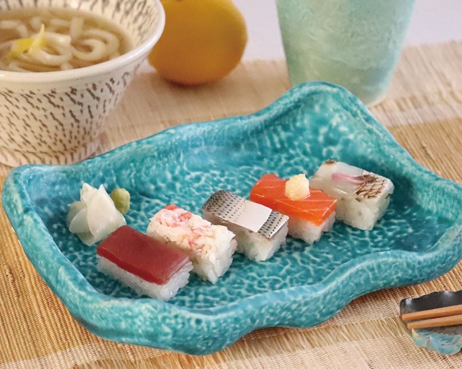 一口押し寿司 いろかさね 海老真丈と湯葉のすまし仕立て 鰹出汁薫る 海鮮松前漬け一人前セット/贈答用【宅配便/全国配送】