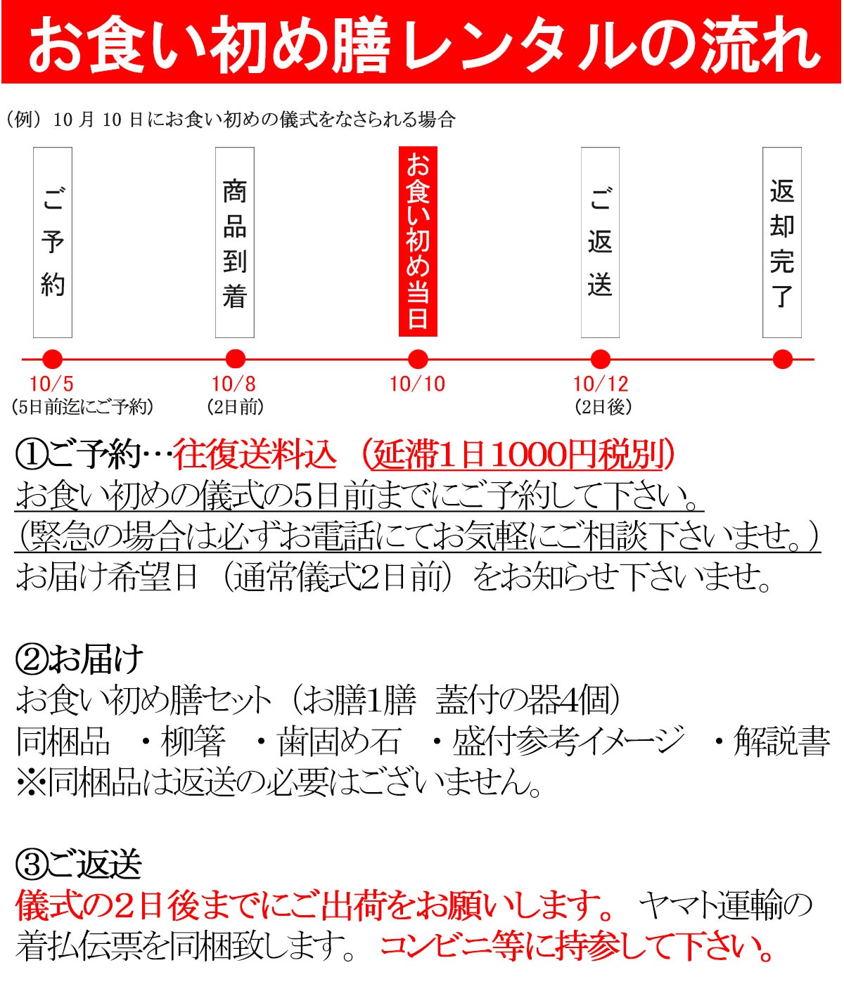 (通信販売商品)お食い初め大きな鯛のお料理セット【送料無料】