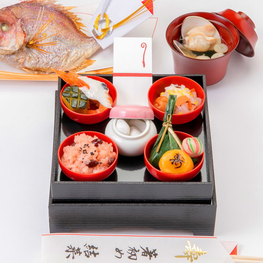 （通信販売）お食い初め料理セット　ミニ膳／みにぜん【女の子用 】│★北海道・沖縄を除く送料無料★
