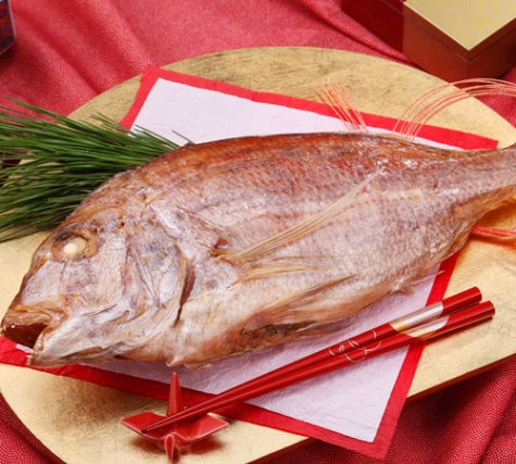 風呂敷包装なし】【送料無料】塩むし桜鯛 約34cm(750g) 2人前 風呂敷包装なし】【送料無料】塩むし桜鯛 約34cm(750g) 2人前